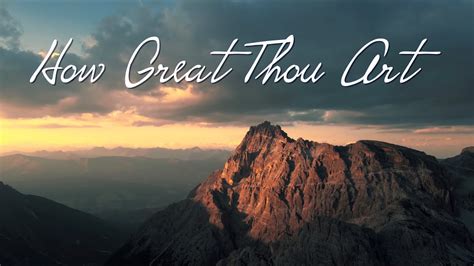 how great thou art lyrics youtube